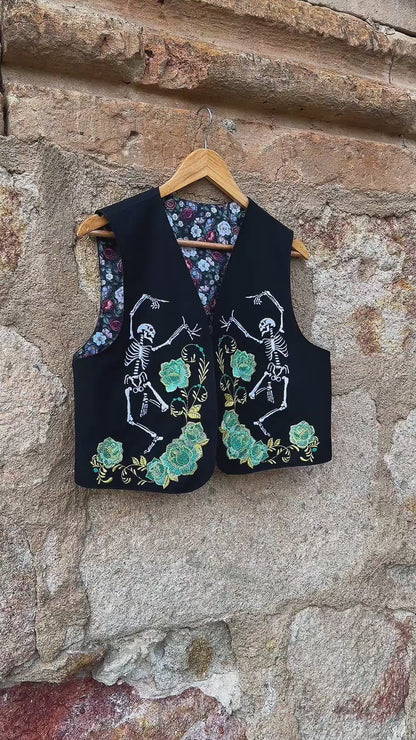 Midnight Rose Vest