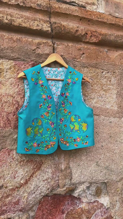 Turquoise Earth Vest