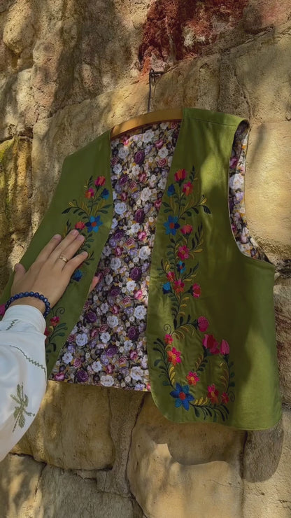 Forest Bloom Vest